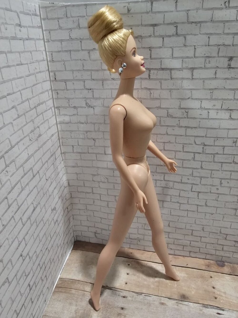 Mattel 1997 Sparkle Beauty Barbie Doll Special Edition Blonde Updo Nude Rare HTF - Picture 4 of 7